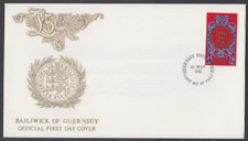 GUERNSEY 1979 £5 SEAL FDC (ID:301/D35879)