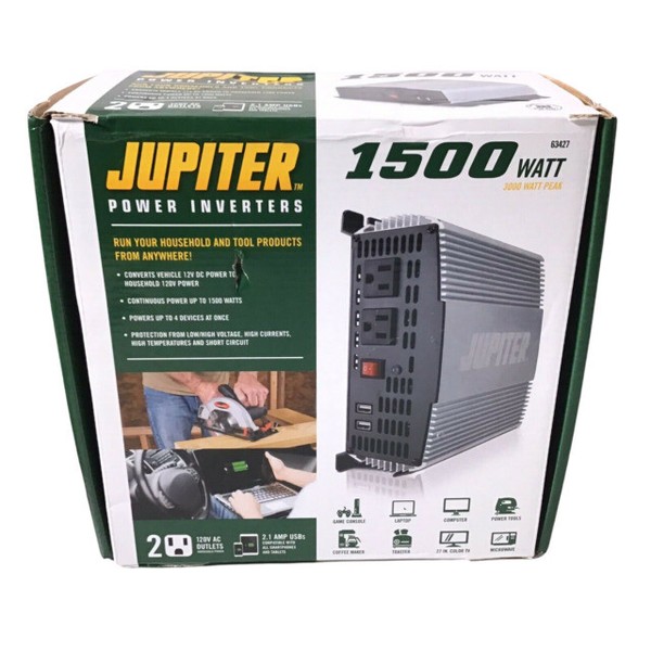 Jupiter 1500W Continuous Power Inverter 63427 online kaufen eBay