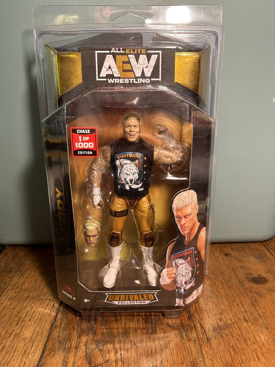 AEW Unrivaled Series 4 #34 Cody CHASE 1/1000 Action Figure Jazware New  Defender | eBay