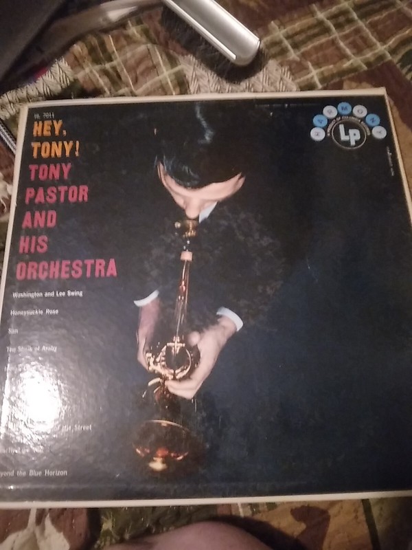 TONY PASTOR Hey Tony! LP Plays Well 1957 Harmony Mono HL 7011 Big Band Vinyl