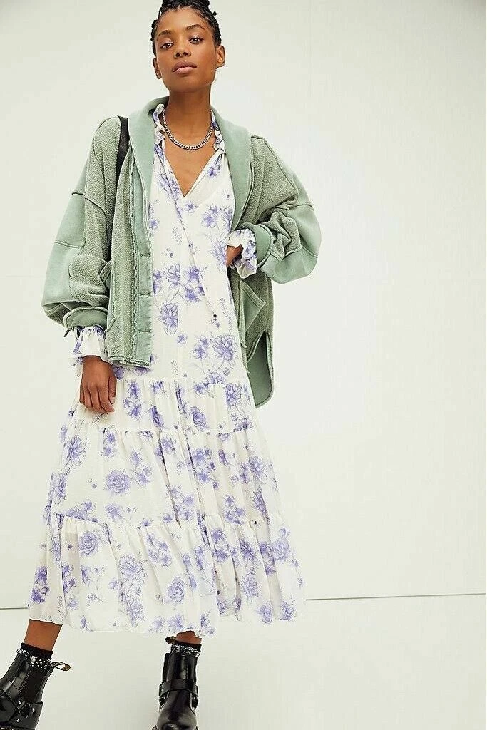 Free people feeling groovy maxi best sale dress