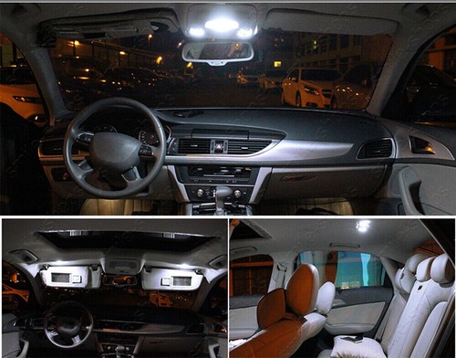 12Pcs Interior LED Light Bulbs Package Kit For 2005-2010 Chrysler 300 HID White - Picture 3 of 12