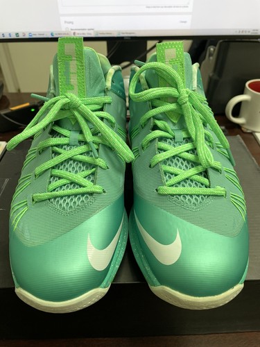 mint green lebrons