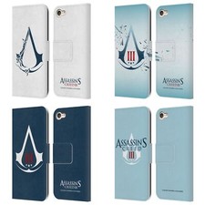 ASSASSIN'S CREED III LOGOS LEATHER BOOK WALLET CASE FOR APPLE iPOD TOUCH MP3
