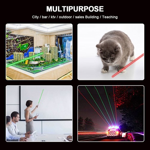 USB Rechargeable Red Laser Pointer Pen Star Light Visible Beam Lazer - Picture 14 of 15