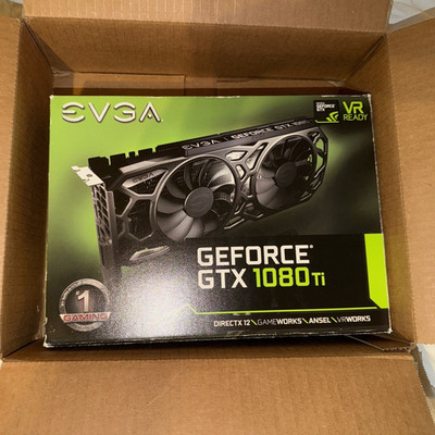 EVGA NVIDIA GeForce GTX 1080 Ti 11GB GDDR5X VR Ready DirectX 12 HDMI