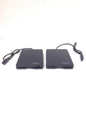 Lot Of 2 Sabrent SBT-UFDB External USB Portable Diskette Drive, WORKS FREE SHIP