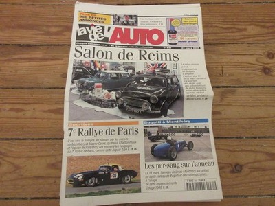 LVA VIE de l'AUTO 931 03.2000 BUGATTI MONTLHERY FORD CORTINA PUB PÄNHARD PERNOD