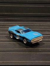 Aurora AFX Magna Traction Slot Car 1906 JAVELIN AMX TRANS AM Blue 5 - RUNS