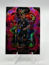2025-26 Panini Select World Cup Tyler Adams #185 USA Pink Ice A014
