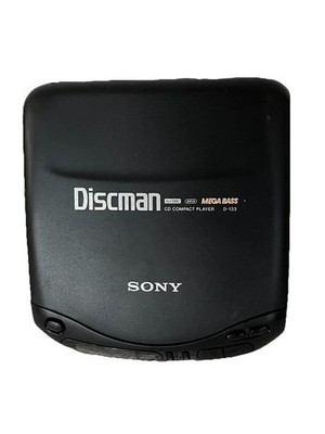 Sony Discman Mega Bass D-133 tragbarer CD Player vintage