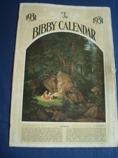 Bibby's Calendar 1931 - Pigs - Poultry - Vintage Farming