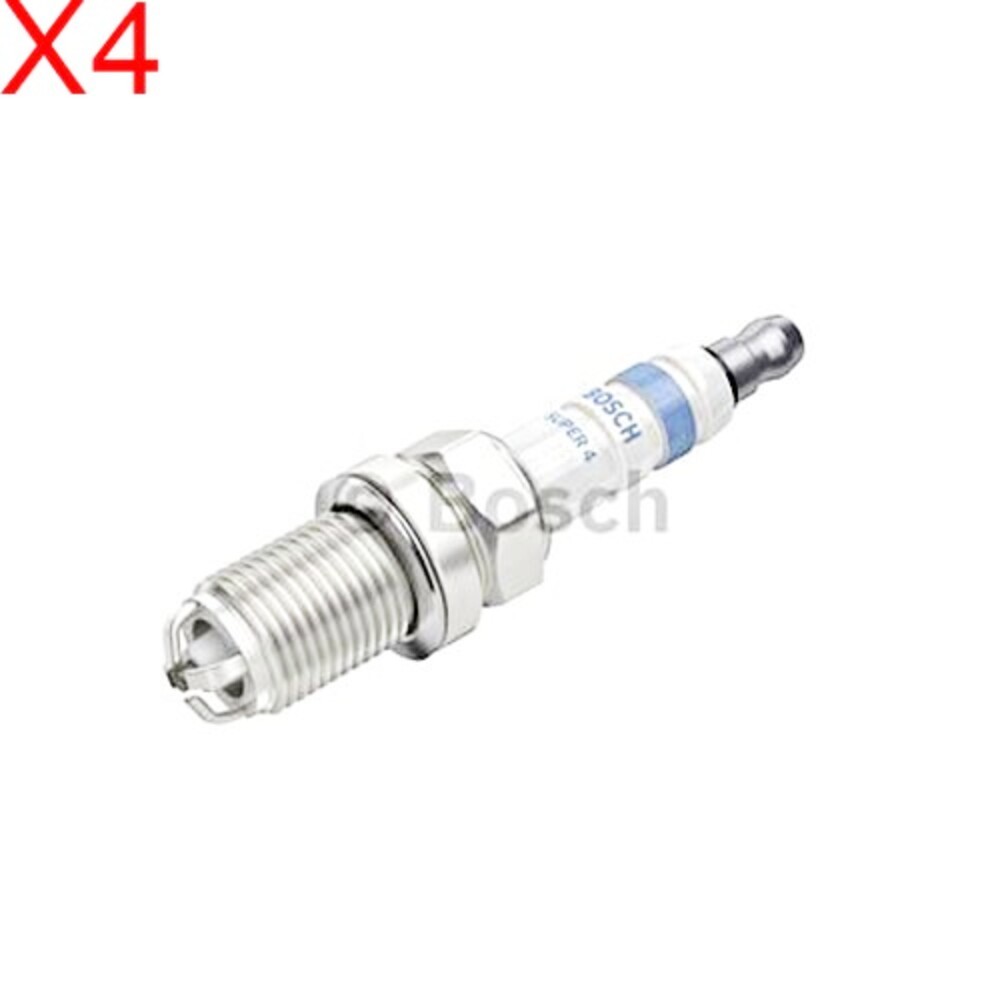 BOSCH Spark Plug x4 Petrol For FORD HONDA HYUNDAI KIA 0.5-5.9L 1982-