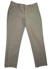 Banana Republic Ankle Pants Women's 2P Beige Stretch Textured Hampton Fit Skinny