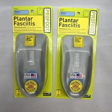 Plantar Fasciitis Heel Inserts Men' Two Pairs ProFoot  Fits All