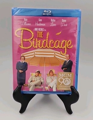The Birdcage (Blu-ray, 1996) NEW, Robin Williams, Nathan Lane, Gene Hackman