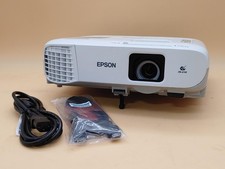Epson PowerLite 970 3LCD Projector 4000 Lumen ANSI HD H865A 1073 Hours  READ 