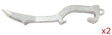 Lot of 2 Ziamatic 4in Aluminum Spanner Wrench Pin Rocker Storz Pry Bar Z 141 28
