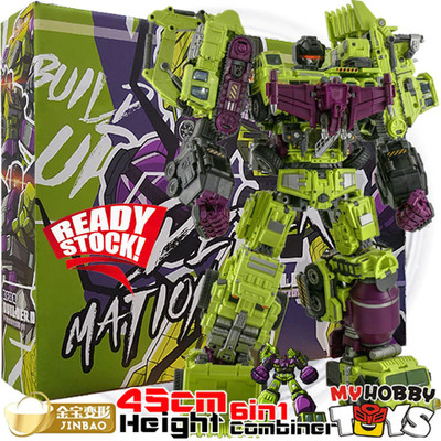 Oversized JinBao Devastator GT Combiner 6 Robot Set Transforming Figures