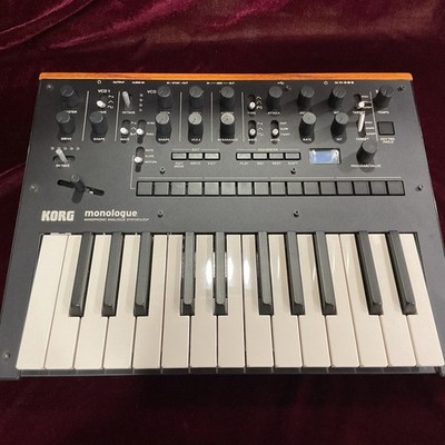 KORG Monologue Black 25-Key Monophonic Analog Synthesizer w/ Box Tested Working