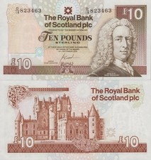 Scotland 10 Pounds Sterling 2006 P 353 UNC The Royal Bank of Scotland plc