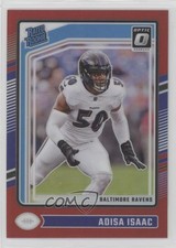 2024 Panini Donruss Optic Rated Rookie Red Prizm 108/125 Adisa Isaac #202 s3g