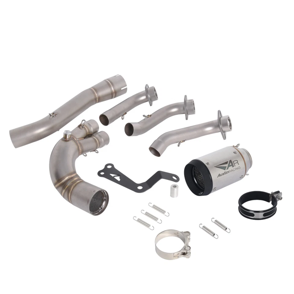 Tubo de sistema silenciador de escape completo para Yamaha MT-09 FZ09 Tracer 9 2024 2025 XSR900 Foto 2 de 4