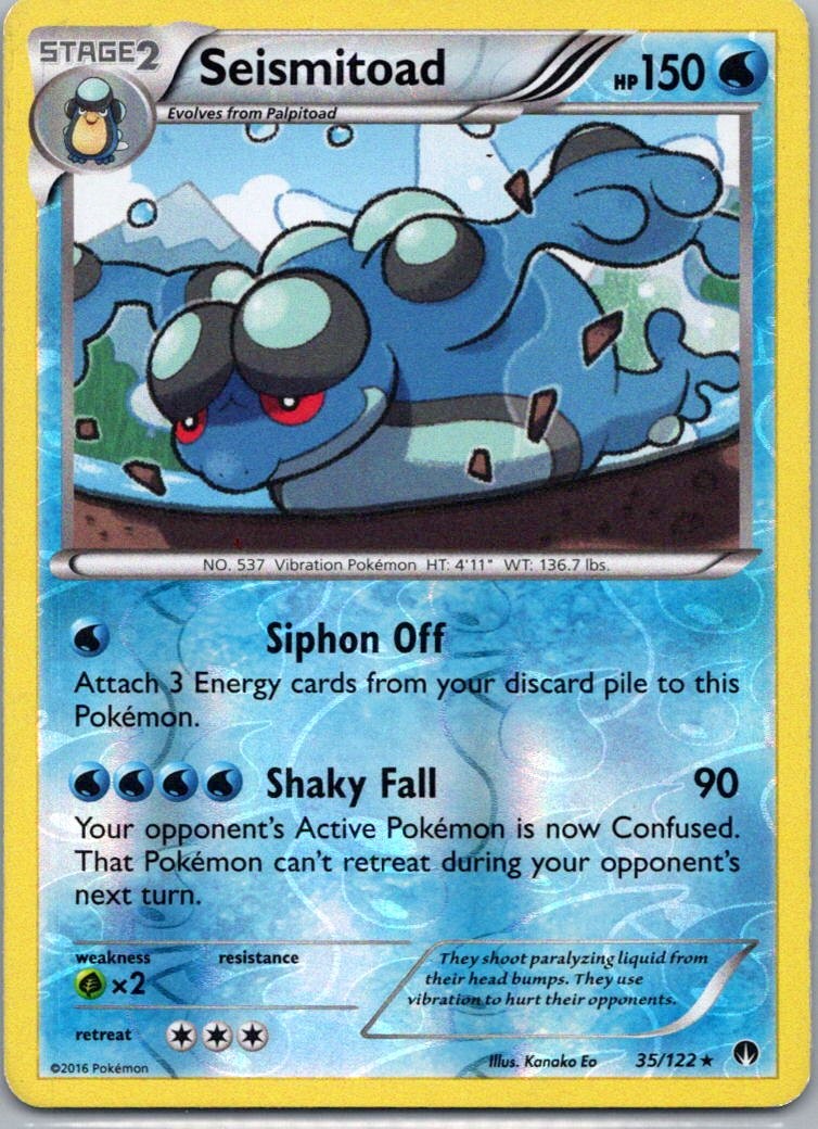 Seismitoad 35/122 BREAKpoint Rev Holo LP