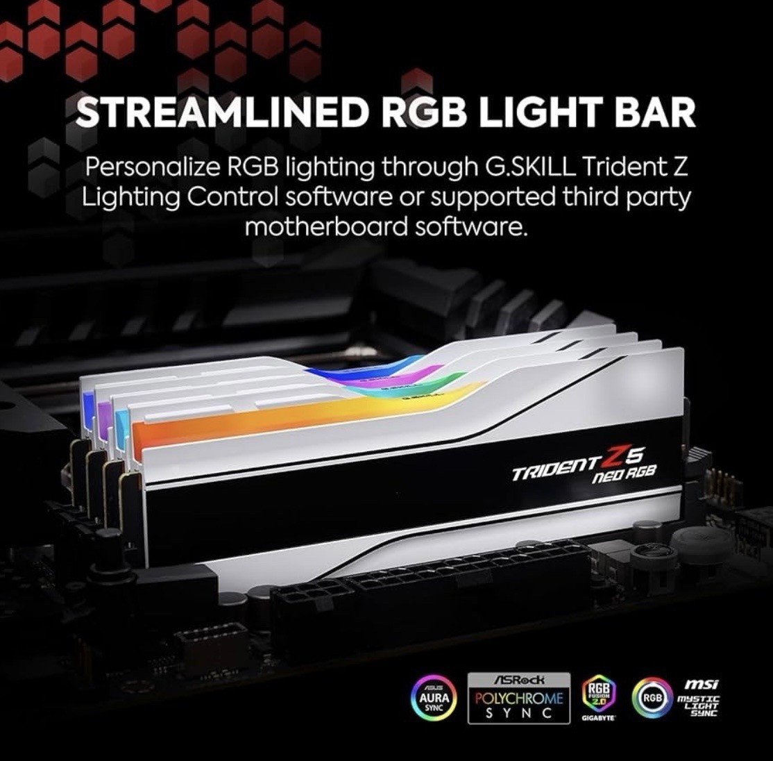 むん G.SKILL Trident Z5 Neo RGB Series DDR5 RAM (AMD EXPO & Intel XMP