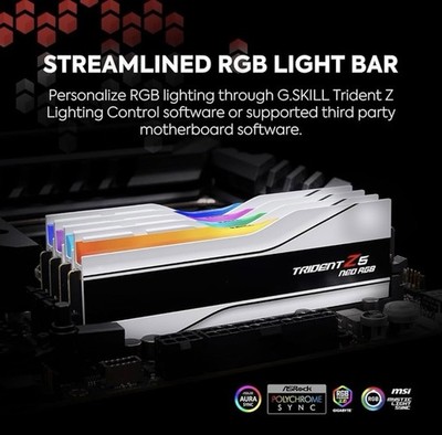 G.SKILL Trident Z5 Neo RGB 64GB (2 x 32GB) PC5-48000 (DDR5-6000