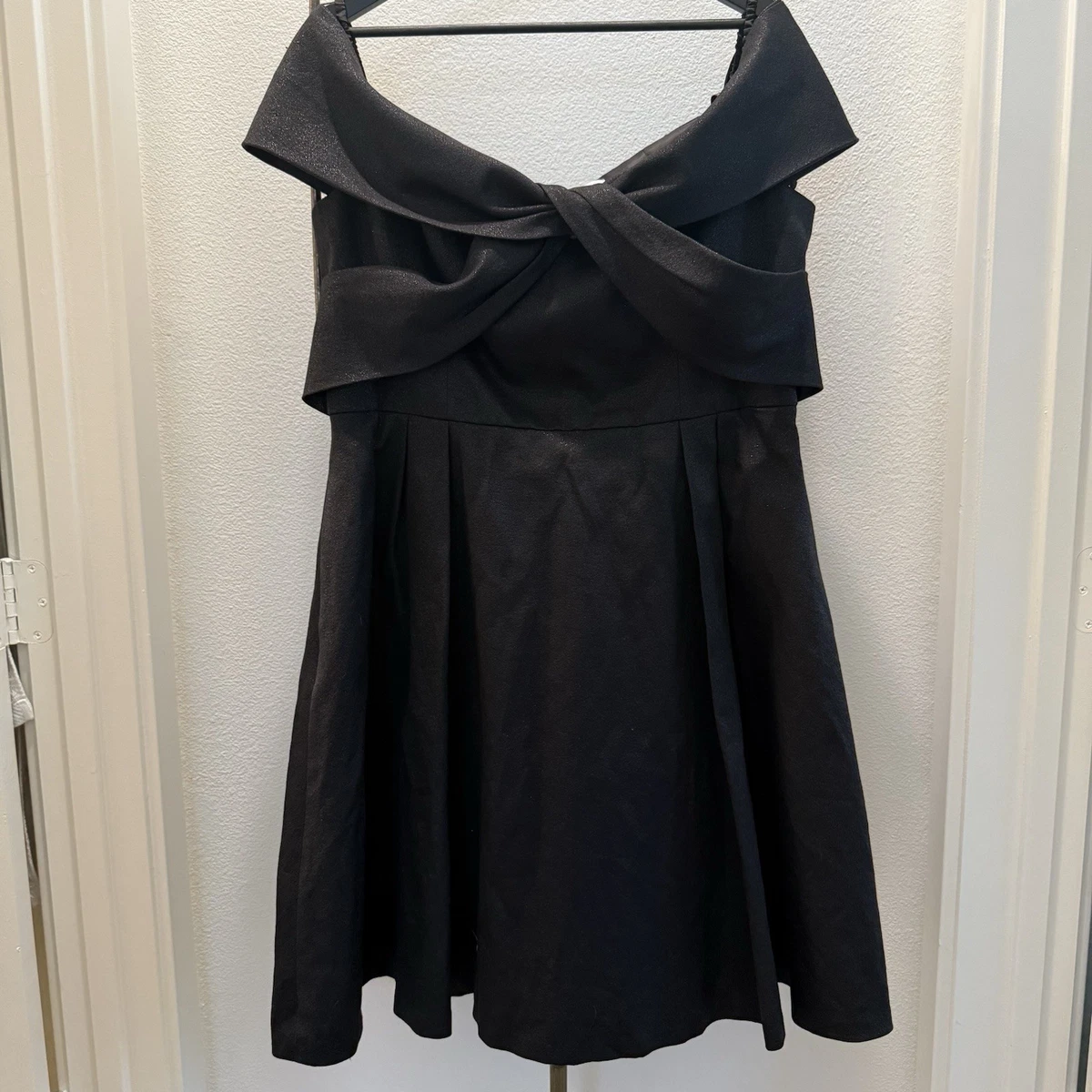 calvin klein off shoulder black dress Buy Calvin Klein Black Off Shoulder Refined Jersey Midi Dress from Next USA