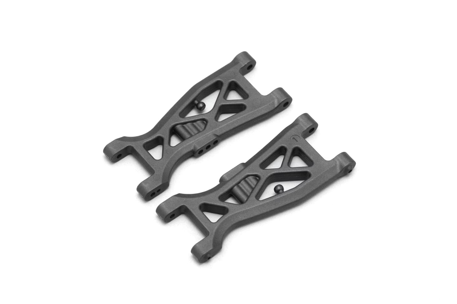Yokomo YZ-4 Flat Front Suspension Arms (+1) Carbon Composite - Z4-008F1 YZ4