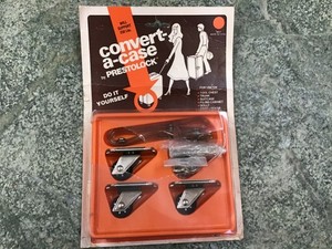 Vintage PRESTOLOCK Convert-A-Case Kit DIY  Add Wheels to Any Product **READ**