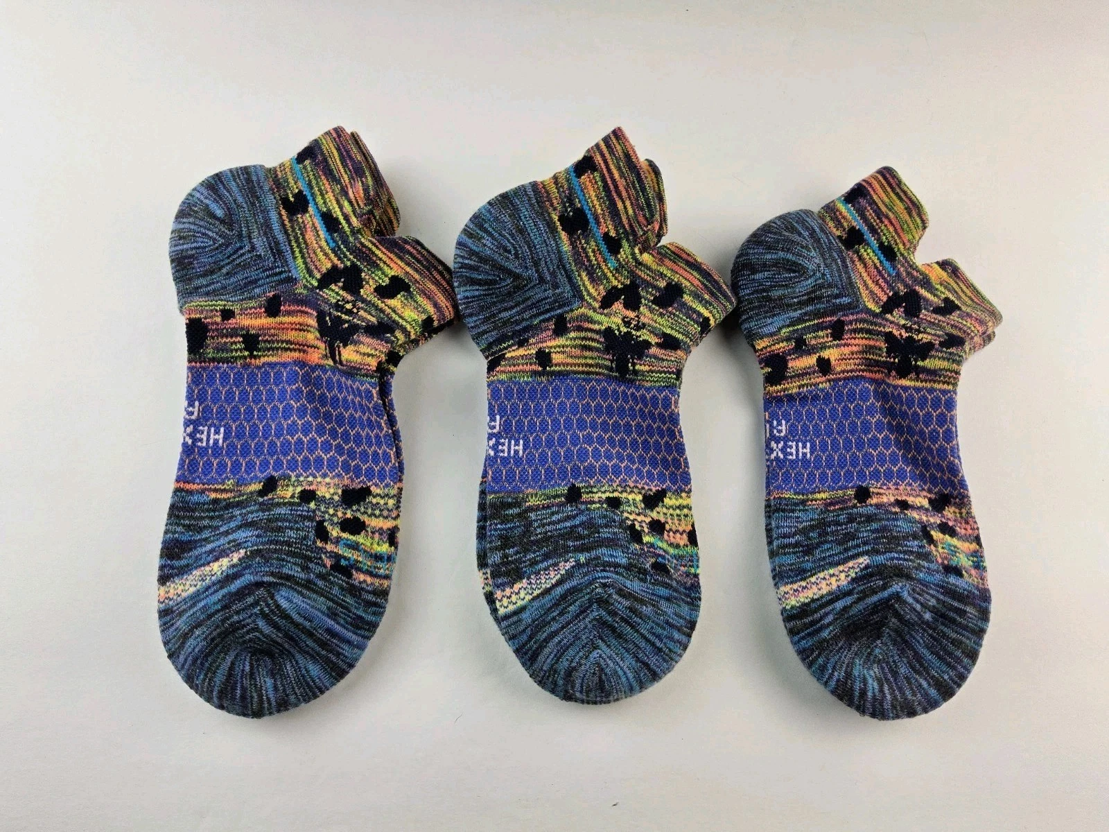 Bombas Hex-Tec Athletic Ankle Socks Lot Of 3 Pairs Size M
Opens in a new window or tab