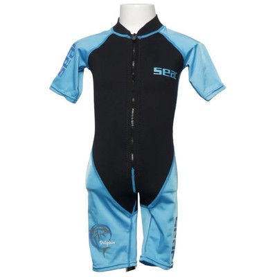 Seac, Neoprenanzug, Größe: 128, Schwarz/Blau, Polyamid, Einfarbig #bvE