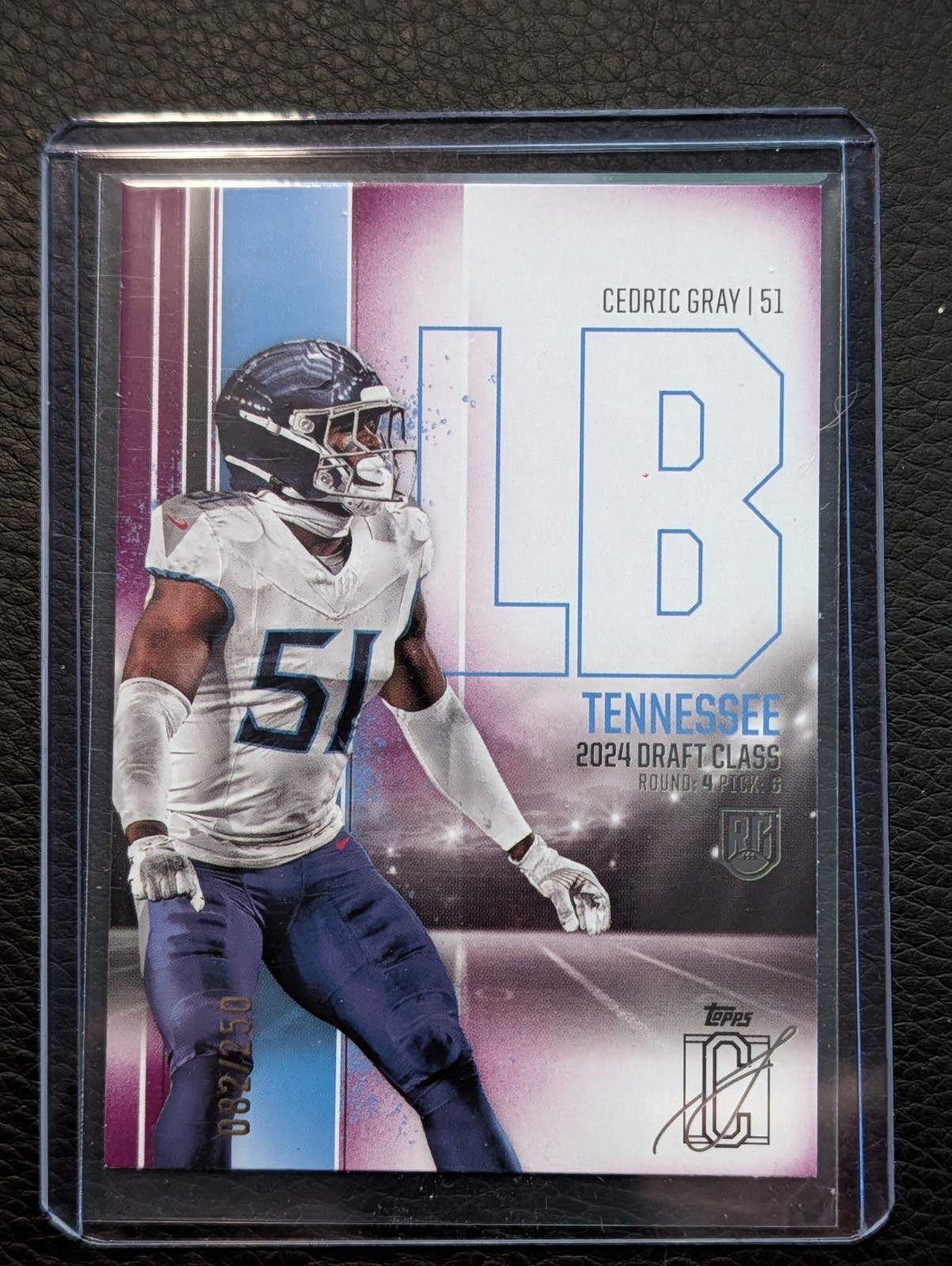 Cedric Gray Topps Signature Class #189 Base