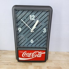 Vintage 1991 Enjoy Coca-Cola Ridan Wall Clock Lighted Display Electric - WORKS