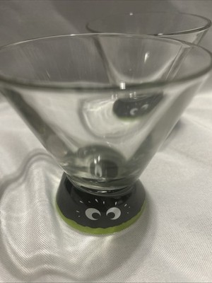 Lot of 4 Kleiner Feigling Vodka Fig  Little Coward  Cocktail Glasses
