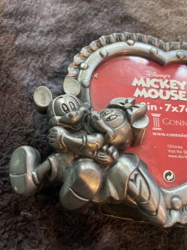 Kenner - Disney Mickey & Minnie 3" x 3" Herz Bilderrahmen Metall - Bild 3 von 5