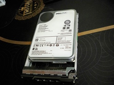 Dell EMC Exos X20 ST18000NM008D 18 TB 512e  Hard Drive