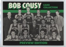 1992 Card Collection Preview Edition Bob Cousy Alvin Julian Joe Mullaney HOF 0q3