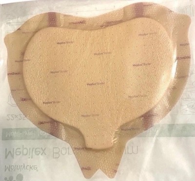 50 Count Molnlycke Mepilex Border Sacrum  8.7x9.8'' Dressings No Box Exp 11/28