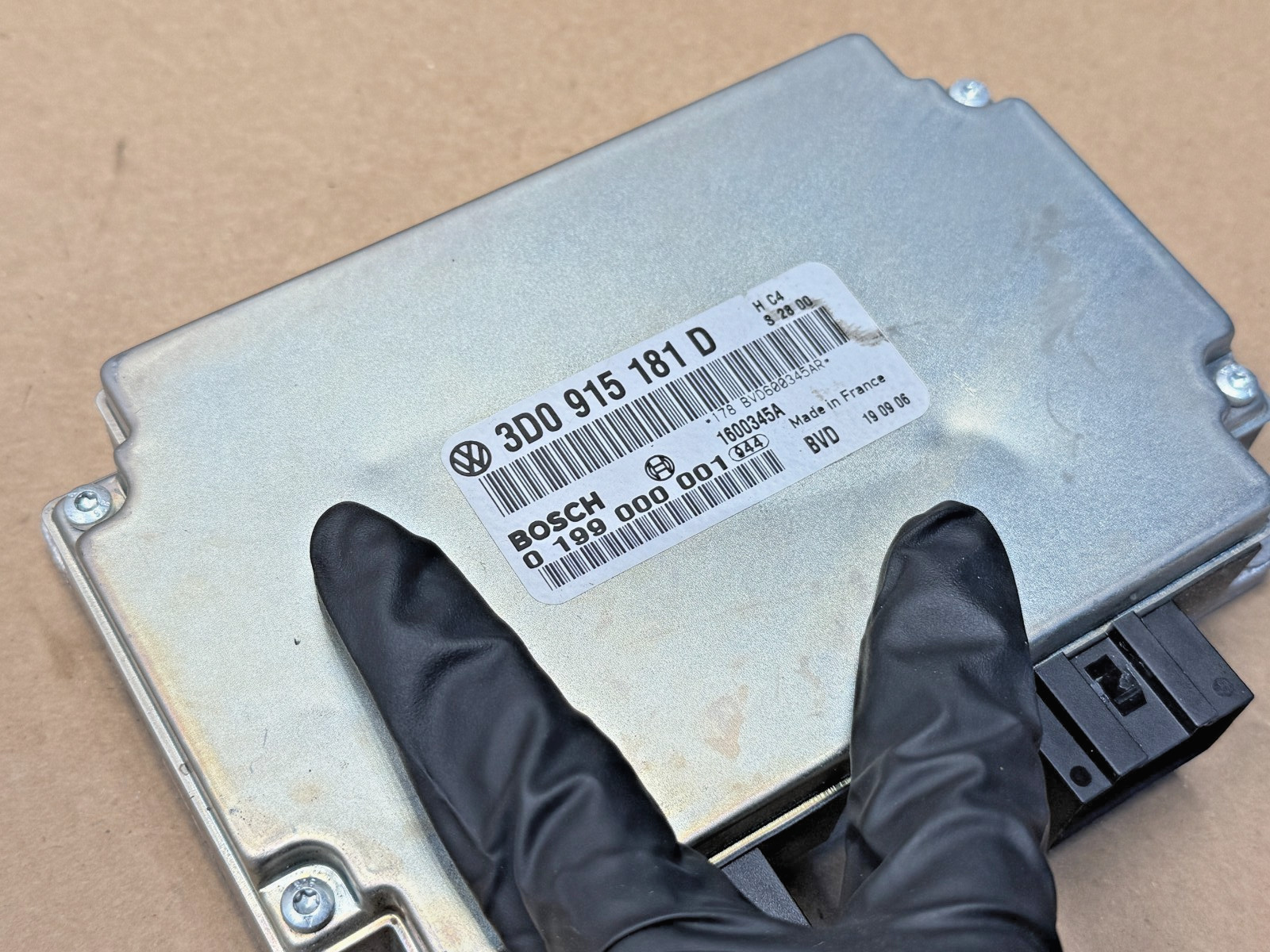 06-12 Bentley Continental Battery Stabilization Control Module Unit PO43