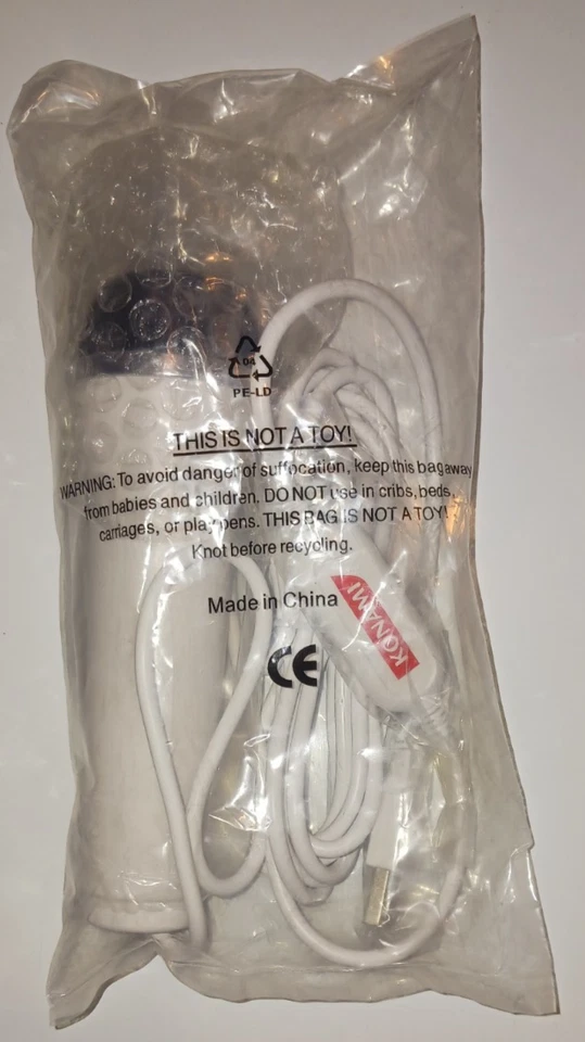 Konami Logitech E-UR20 USB Microphone White for Nintendo Wii, PS2, PS3, Xbox 360 - Image 2 of 2