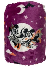 The Big One Oversized Plush Mickey Mouse Halloween Throw Blanket, 5' x 6' Purple