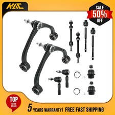 10x For 05-10 Dodge Dakota 4wd Front Control Arms Ball Joints Tie Rods Steering