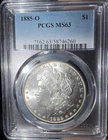 1885-O Morgan Silver Dollar PCGS MS63 - Toned Rim - Beauty!