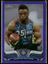 2013 Topps Chrome #99 Kerwynn Williams Purple Refractors #/499