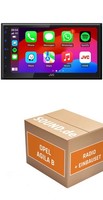 Autoradio JVC KW-M695DBW FüR Opel Agila B + Lenkradfernbedienung Carplay Wireles