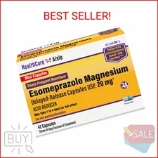 HealthCareAisle Esomeprazole Magnesium 20 mg - 42 Delayed-Release Mini Capsules 